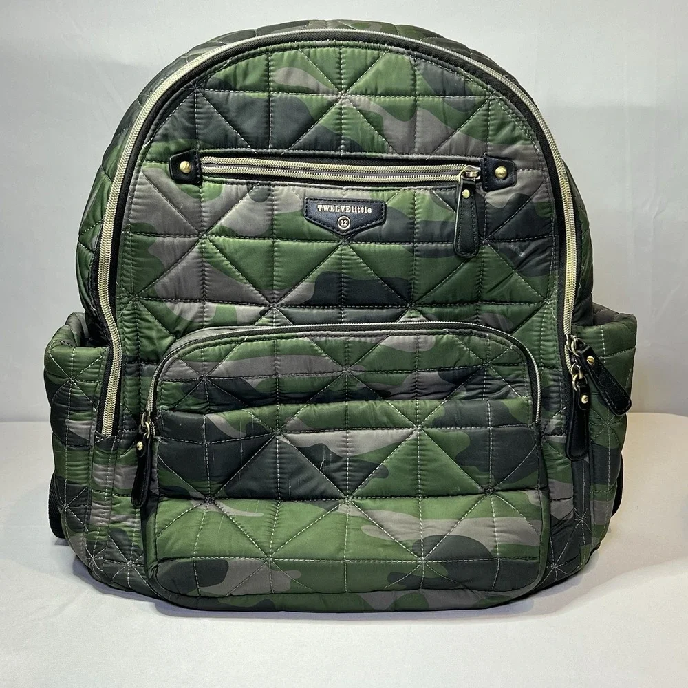Boys TwelveLittle Camo Mini Back Pack‎ Companion Bag Diaper 12Little Baby